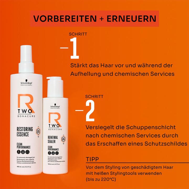 Actual product image Schwarzkopf R-TWO Restoring Essence (400 ml)