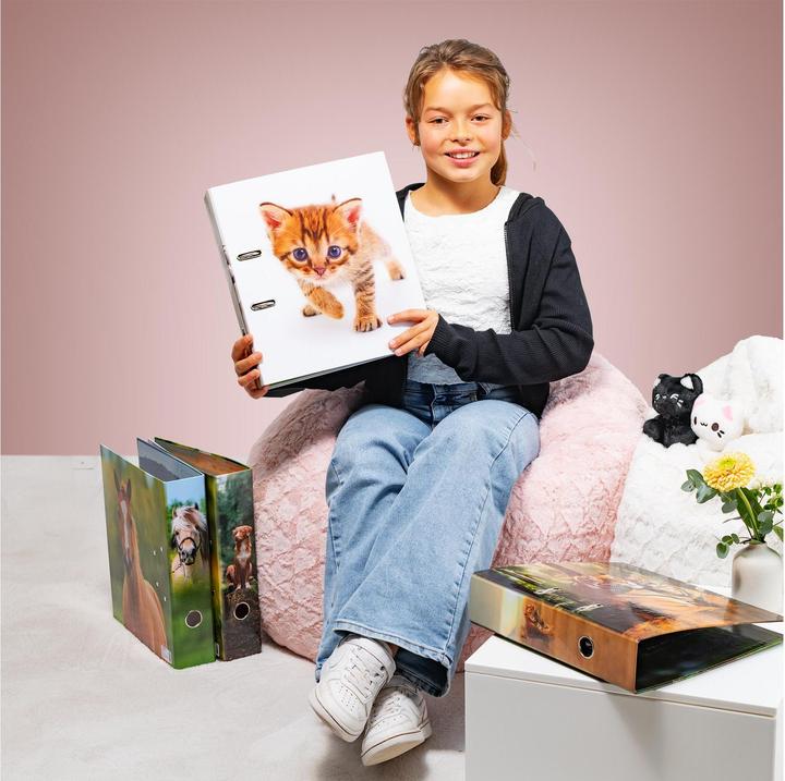 Immagine prodotto HERMA Motiv-Ordner A4 Katze (A4, 70 mm, 1 pz.)