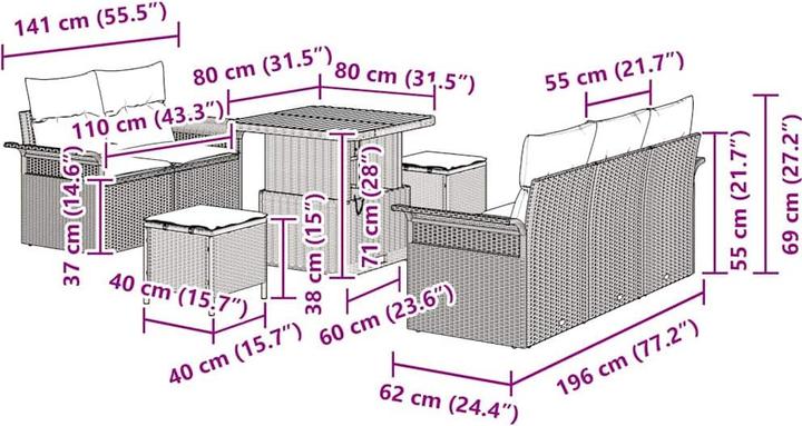 Produktbild vidaXL Jens