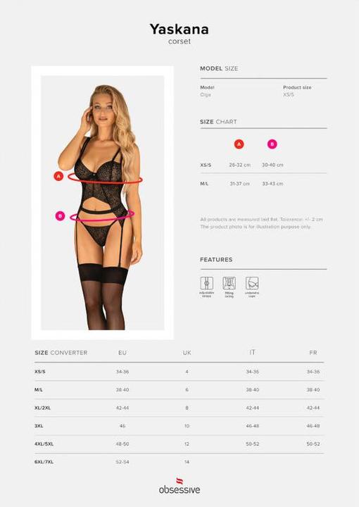 Actual product image Obsessive Set XS/S (S)