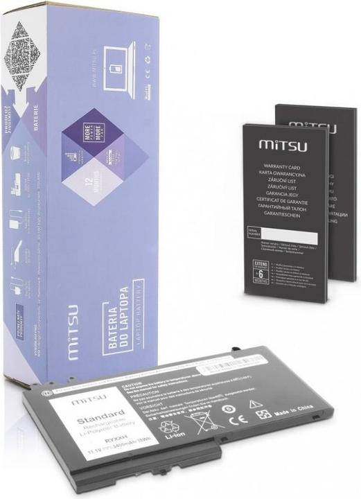 Image du produit Mitsu BATTERY BC/DE-E5550-11.1 (DELL 3400 MAH 38 W - Batterie