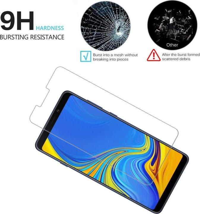 Produktbild Screenguard Samsung Galaxy A9 2018 Panzerglas Schutzfolie Case Friendly Design (1 Stk., Samsung Galaxy A9 (2018))