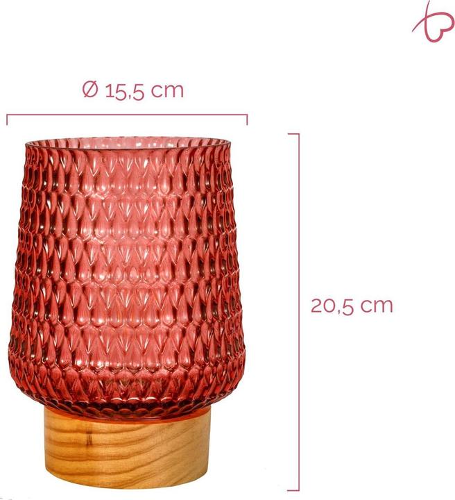 Actual product image Pauleen Mobile Table Lamp Rose Glamour (E27)