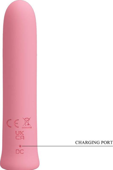 Produktbild Pretty Love Curtis Mini Super Power Vibrator 12 Rosa Silikonvibrationen