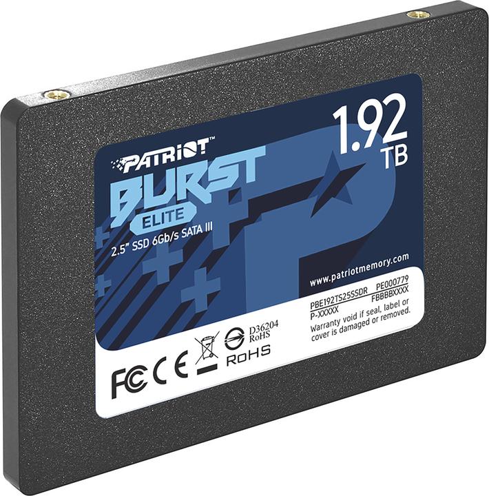Produktbild Patriot Burst Elite - Solid-State-Disk - 1.92 TB - intern - 2.5" (6.4 cm) (1920 GB, 2.5")