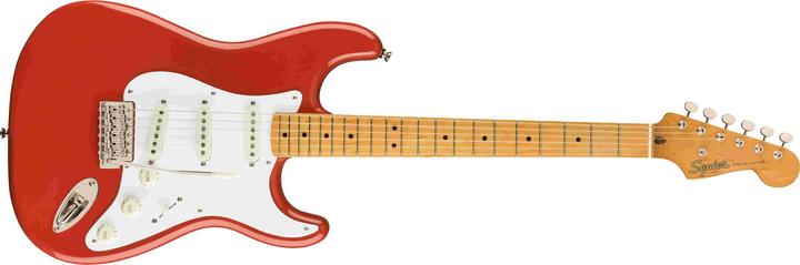 Produktbild Squier Classic Vibe 50s Stratocaster Fiesta Red MN (E-Gitarre, Bone, Maple, Pine)