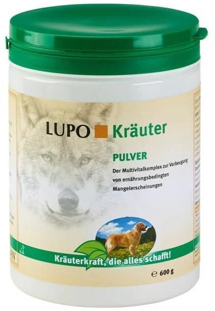 Luposan Complément alimentaire pour chiens Poudre d'herbes, 600 g (1 pcs, 701 g)