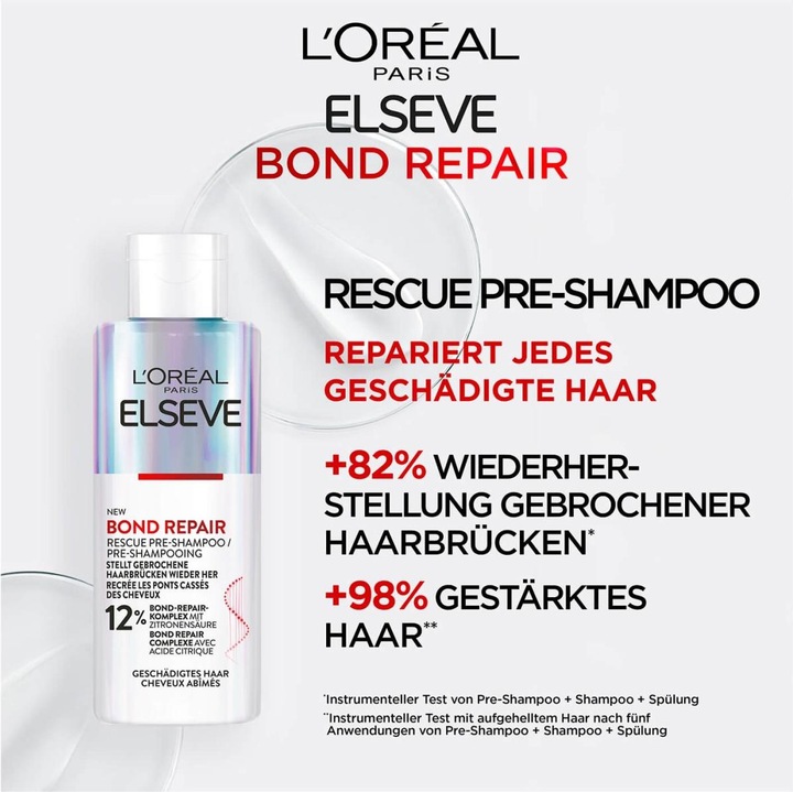 Immagine prodotto L'Oréal Paris Bond Repair pre shampoo (200 ml, Shampoo liquido)