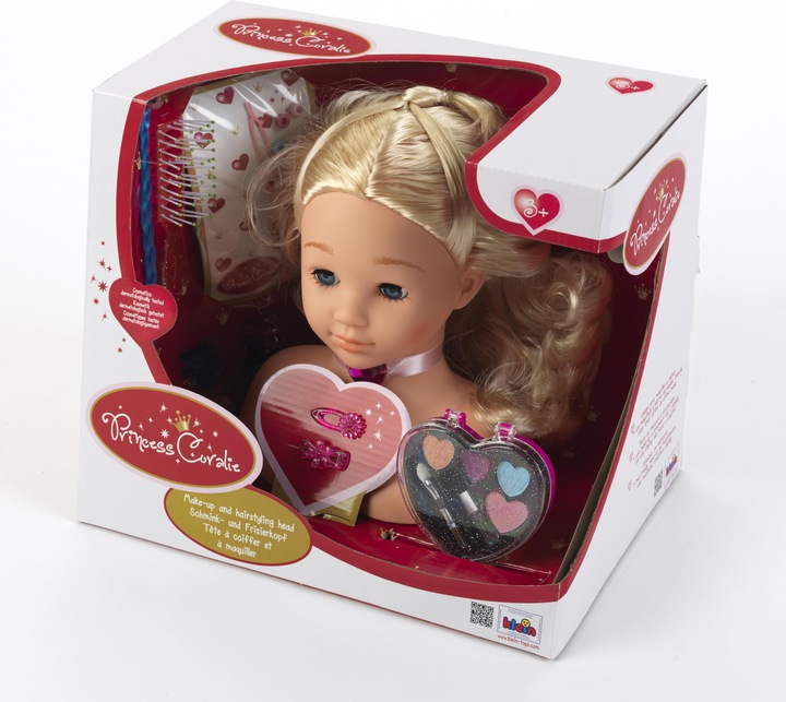 Principessa Coralie trucco e capelli testa