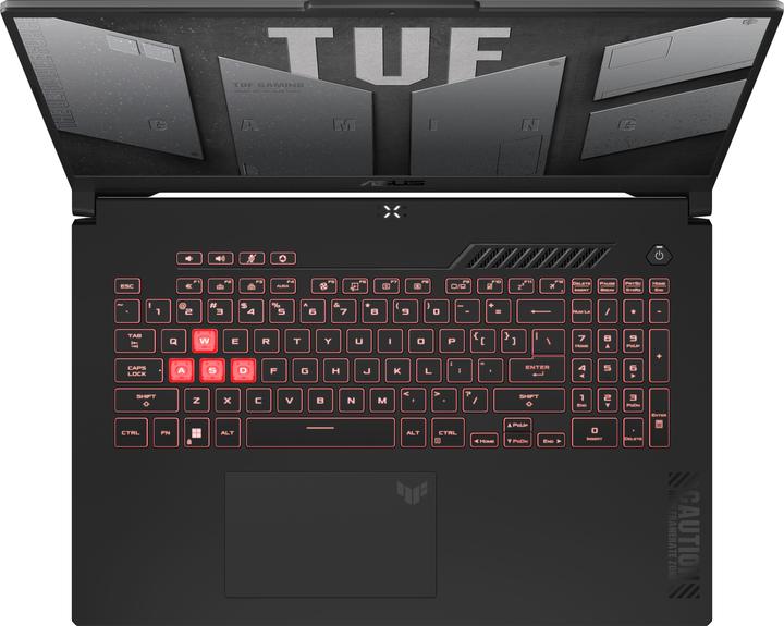 Produktbild ASUS TUF Gaming A17 RTX 4060 (17.30", AMD Ryzen 5 7535HS, 16 GB, 1000 GB, DE)