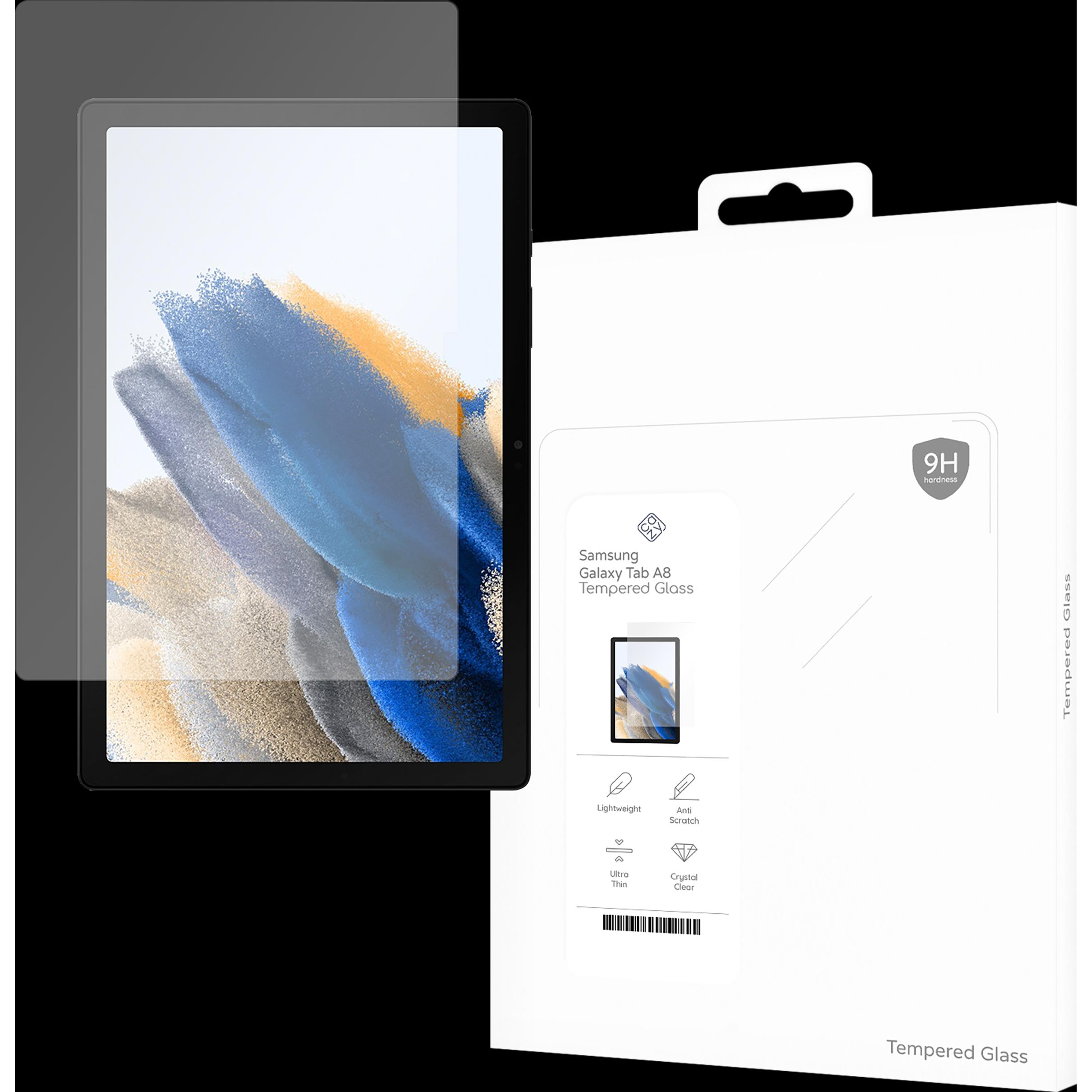Cazy Schutzglass Kompatibel mit Samsung Galaxy Tab A8 - Displayschutz Tempered Glass (1 Stück, Galaxy Tab A8), Tablet Sc...
