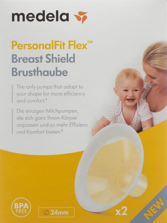 Produktbild Medela PersonalFit Flex, 2 Brusthauben Grösse M (24mm)