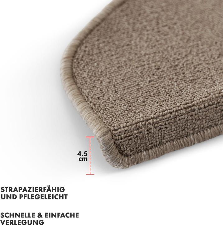 Produktbild Karat Stufenmatte London 15er-Set Halbrund (65 x 23.50 cm)