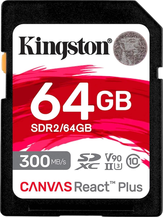 Kingston Canvas React Plus (64 GB, SDXC, U3, UHS-II)