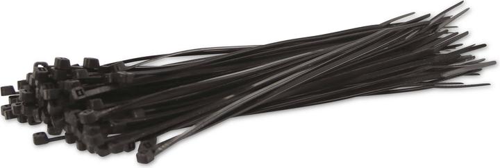 Actual product image KSS Range of cable ties polyamide 6.6, black, 203x3.2, UV-resistant, 100 pcs. (Plastic cable ties, 203 mm, 100 pcs.)