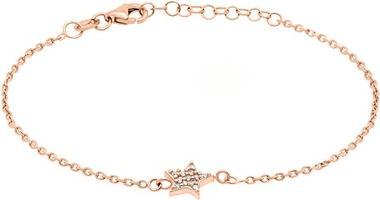 Actual product image Brilio Silver - Playful bronze bracelet made of silver with a star BR10R (Silver)