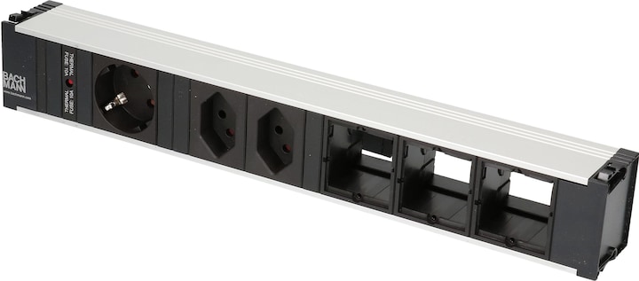 Produktbild Bachmann Steckdosenleiste CONI, 2x T13, 1x Schuko, 3x Custom-ABD leer (2 x, Typ 13, 0.20 m)