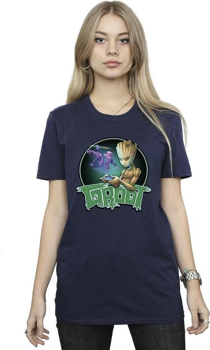Immagine prodotto Guardians Of The Galaxy Groot Gaming Ring Maglietta Ampia Donna (XXL)