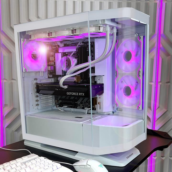 Produktbild Cougar FV270 WT 7500 Core Ultra 7 265KF WAK 32GB/1TB SSD RTX 5070Ti Win11 (1000 GB, 32 GB)