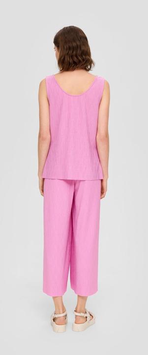 Actual product image S.Oliver Hose Plissierte Wide-Leg-Hose mit Elastikbund (44)