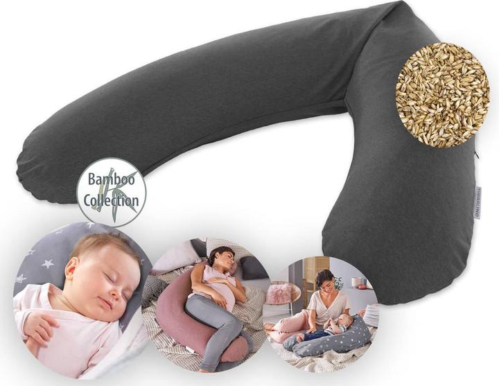 Actual product image Theraline Nursing Pillow "The Original" with Spelt Filling incl. Cover 190 cm