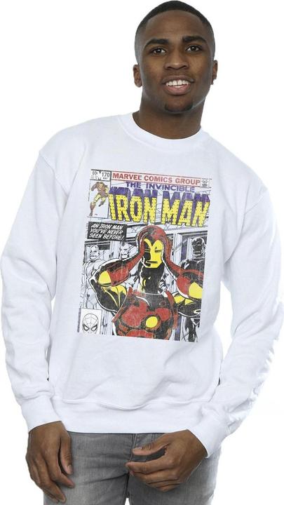 Image du produit - Sweat IRON MAN HEAD GEAR OFF - Homme (XL)