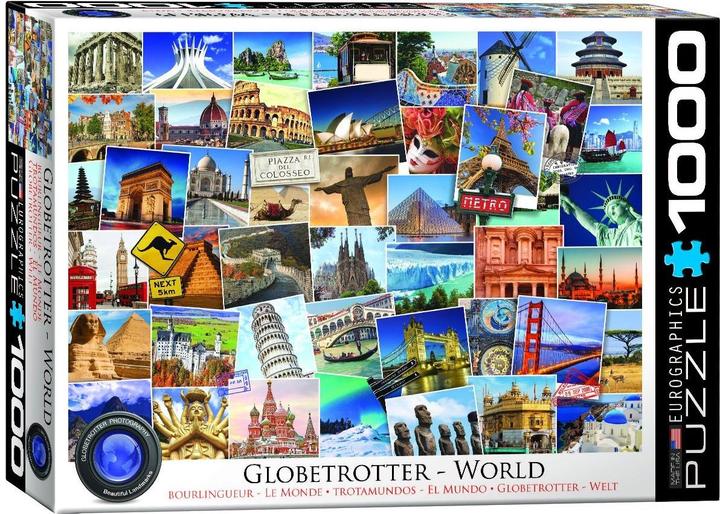 Immagine prodotto Eurographics Mondo Globetrotter (1000 pezzi)