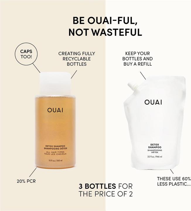 Actual product image Ouai Detox (Liquid shampoo, 300 ml)