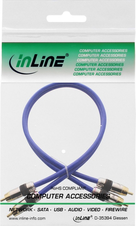 Actual product image InLine Cinch cable AUDIO (15 m, Cinch)
