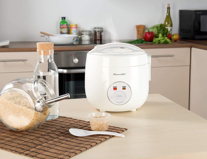 Actual product image Rosenstein & Söhne Reiskocher mit Warmhalte-Funktion & Dampfgar-Einsatz
