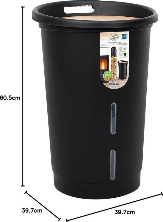 Actual product image EDA Plastiques Pellets container