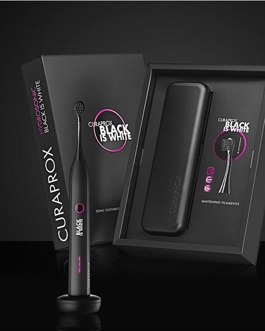 Actual product image Curaprox Hydrosonic Black is White (Sonic toothbrush)