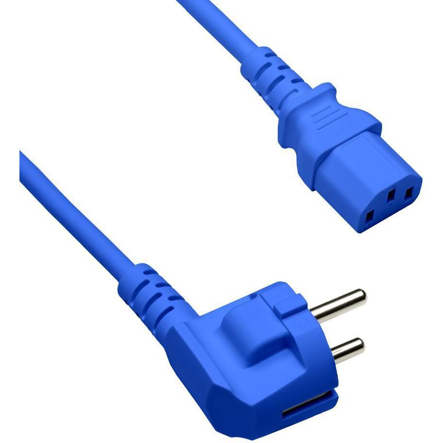 Kolink, Verlängerungskabel, Netzkabel SchuKo auf Kaltgerätestecker C13 (1.80 m, C13)