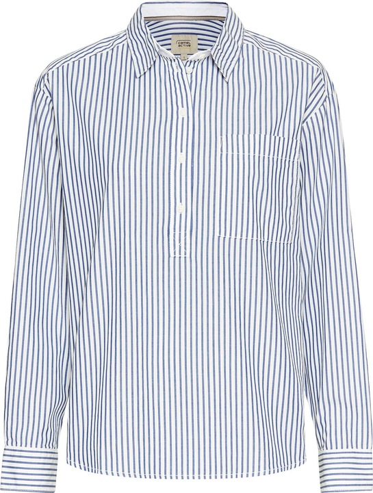 Actual product image Camel Active Gestreifte Bluse aus Baumwolle (S)