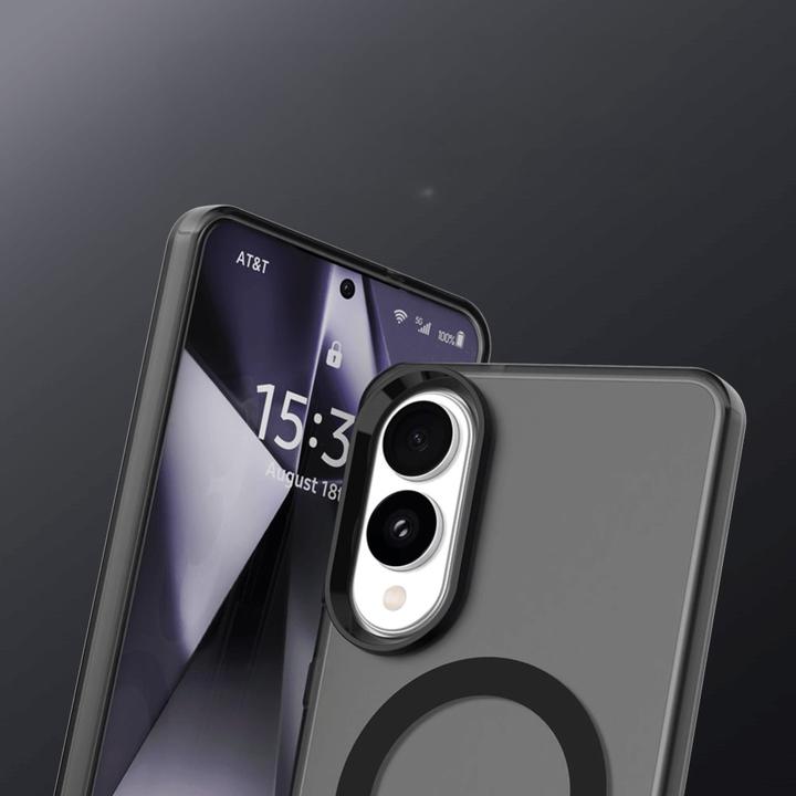 Image du produit Cover-Discount Galaxy S25 Edge - Schützende Acryl-Handyhülle mit Magnet (Samsung Galaxy S25 Edge)