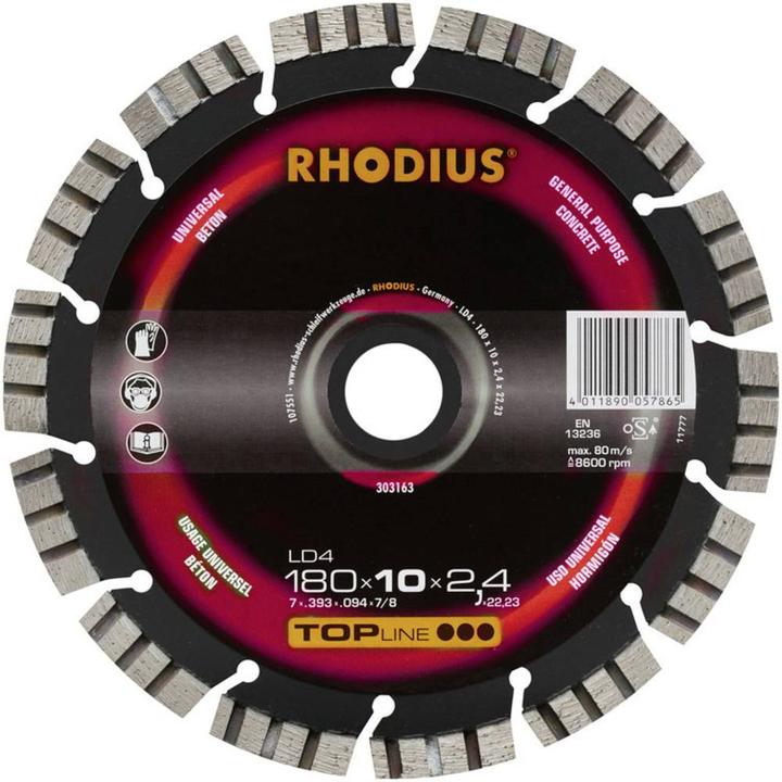 Immagine prodotto Rhodius Disco da taglio diamantato LD4