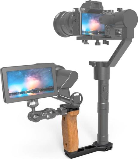 Actual product image SmallRig Wood Side Handle RoninS (Gimbal handle)