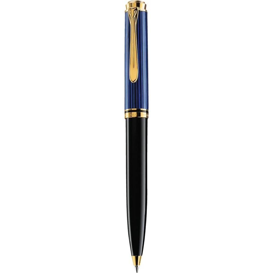 Pelikan, Schreibstifte, Kugelschreiber K600 Schwarz-Blau Etui (Schwarz, Blau, 1 x)