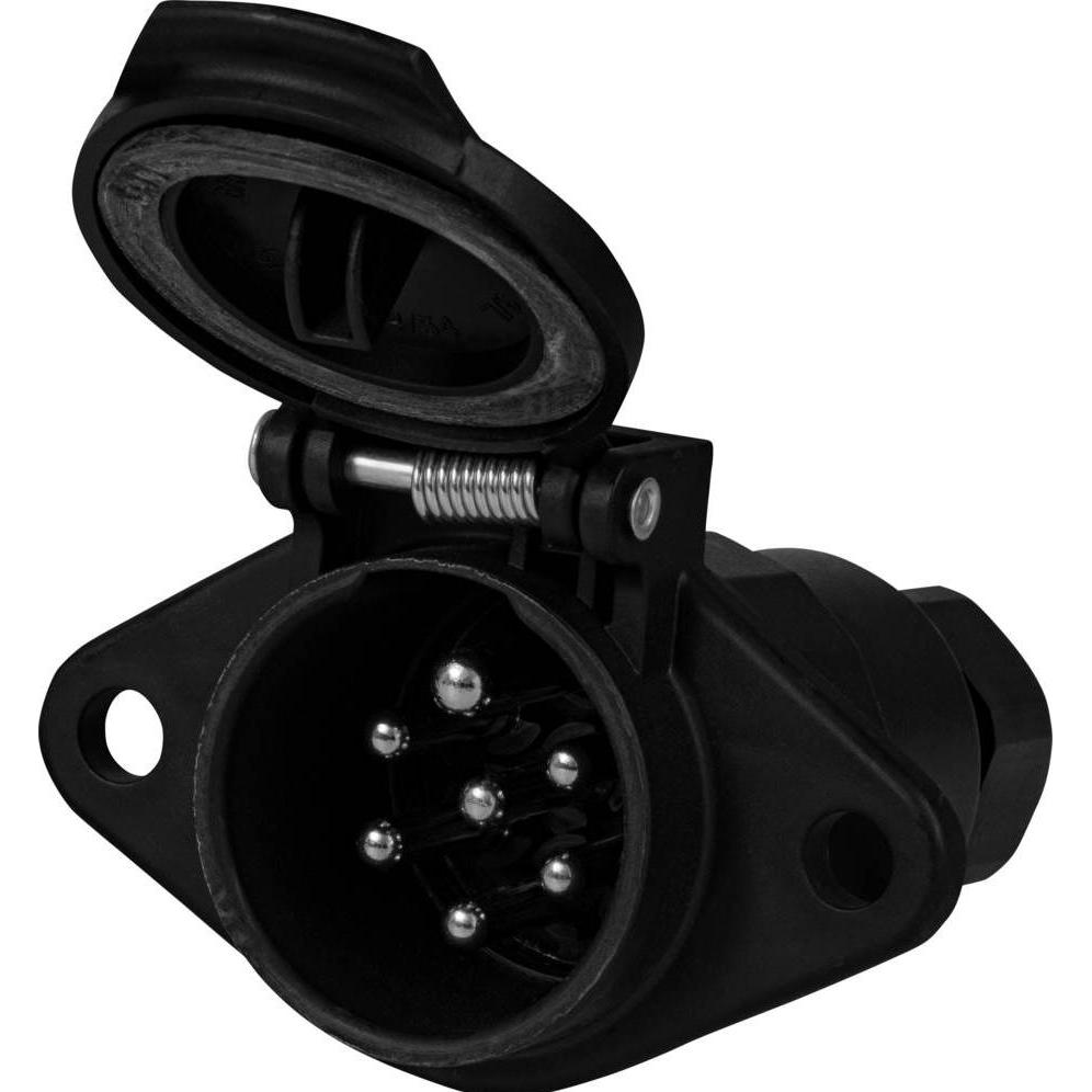 SecoRüt, Attrezzatura per garage, ES021 Anhänger-Steckdose (offene Kabelenden - Anhänger-Steckdose 7polig