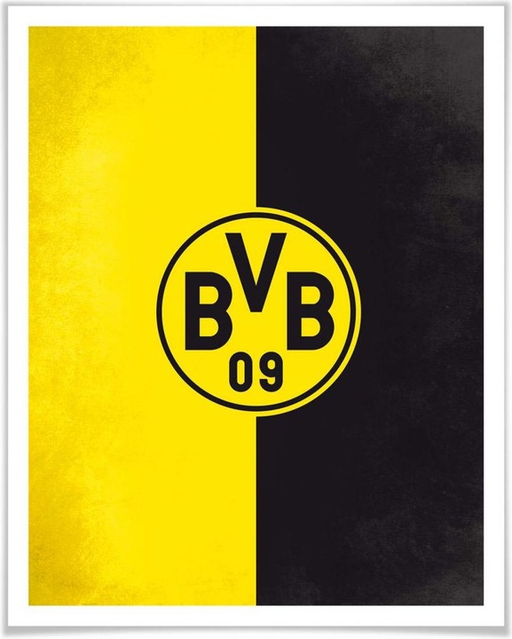 Produktbild Borussia Dortmund BVB Logo Gelb Schwarz (80 x 100 cm)