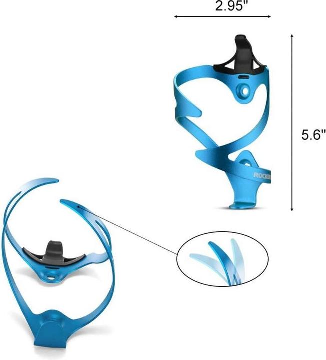 Produktbild Rockbros 2017-11ABL bicycle water bottle holder - blue