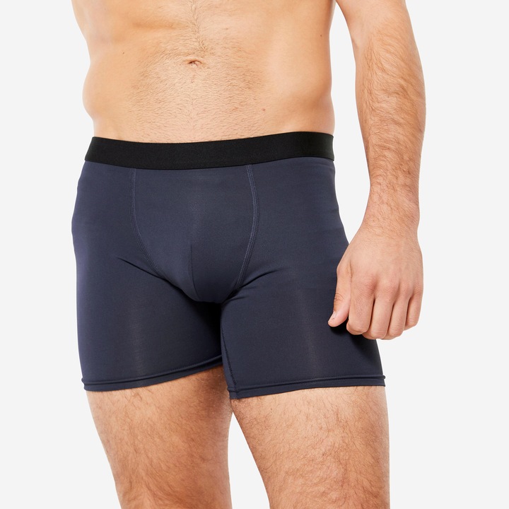 Actual product image Decathlon Functional pants boxer shorts men's breathable 3-pack - navy/blue/khaki (3XL, pack of 3)