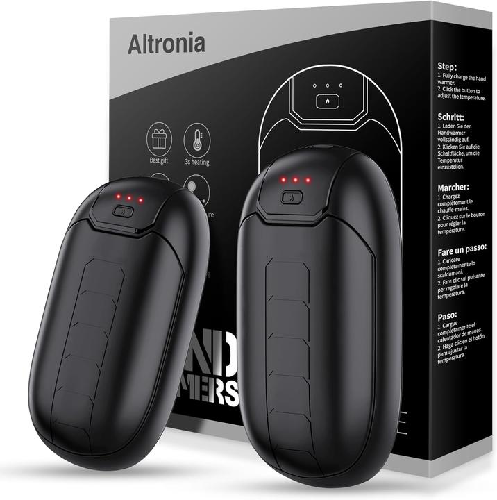 Image du produit Altronia Wiederaufladbare Handwärmer