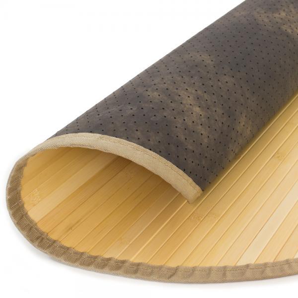 Actual product image Greendeco Bamboo mat 90cm round natural (90 x 90 cm)