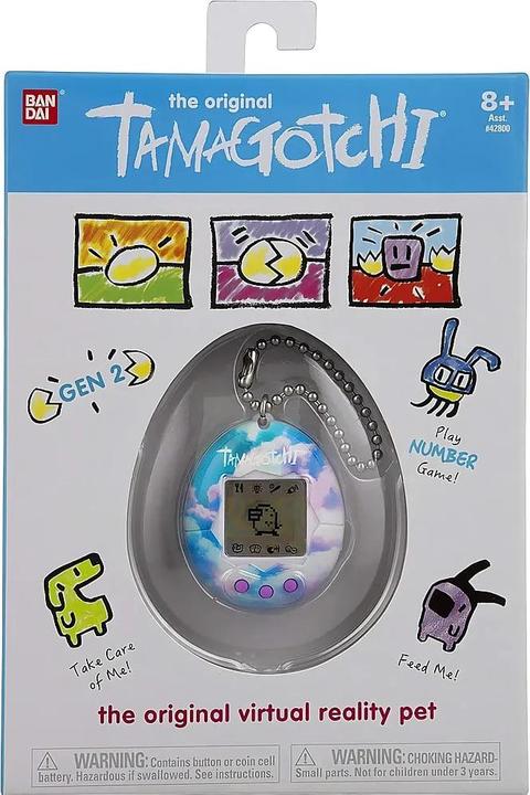 Actual product image Bandai Tamagotchi Original Sky Shell | Tamagotchi Original Cyber Pet 90s Adults and Kids Toy with Ch