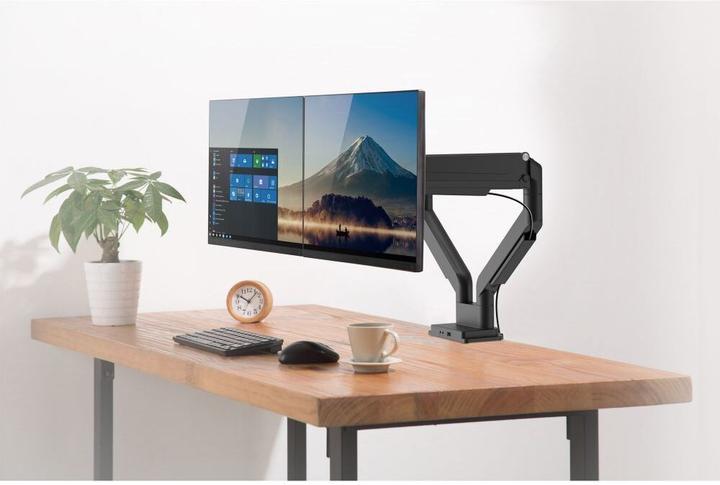 Immagine prodotto InLine Supporto da tavolo con sollevatore e USB/audio (Tavolo, 17", 9 kg)
