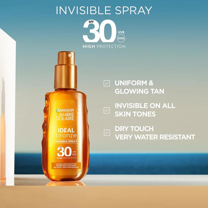 Actual product image Garnier Ambre Solaire Ideal Bronze (Suntan oil, SPF 30, 150 ml)