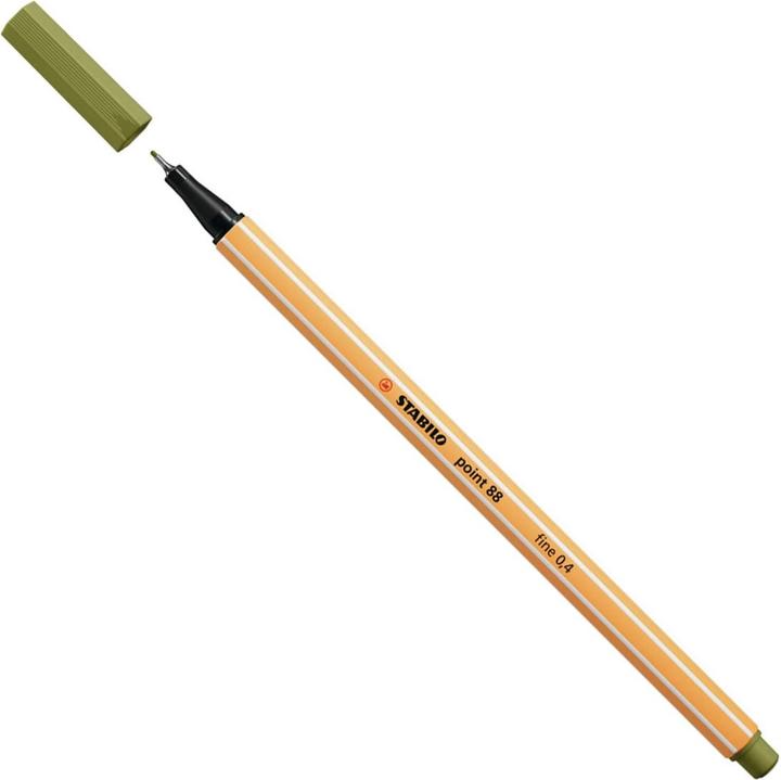 Produktbild STABILO point 88 Fineliner (Schlammgrün, 1 x)