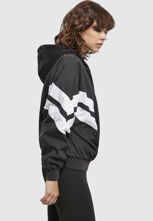 Produktbild Urban Classics Ladies Mix Crinkle Nylon Sweat Hoody (XL)