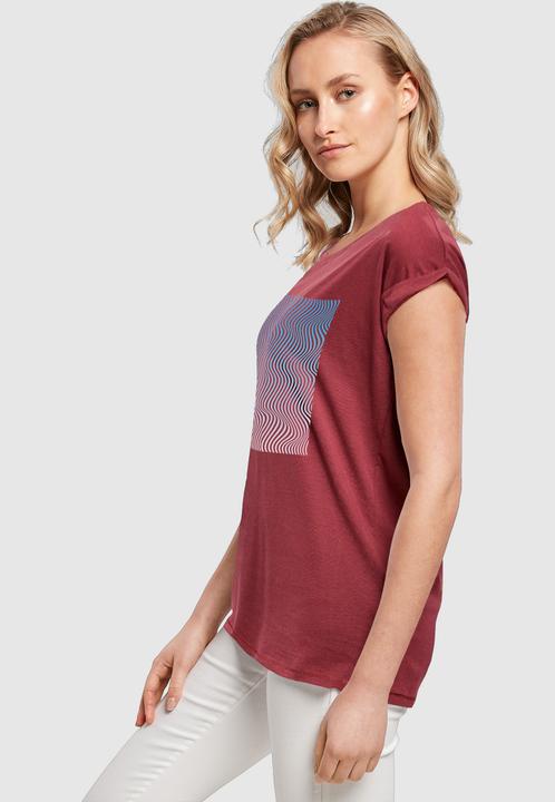 Produktbild Merchcode Ladies Summer - Wavy Pattern T-Shirt - 112601 (XL)